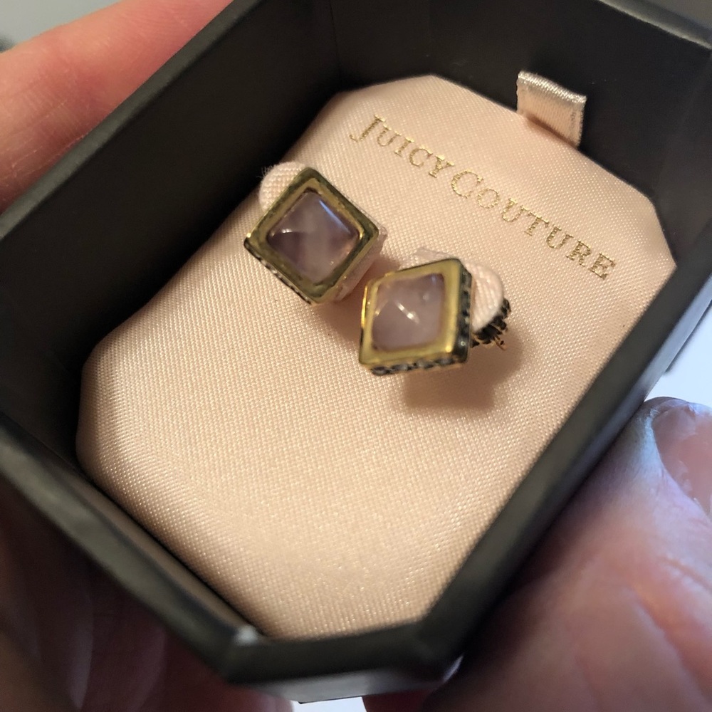 Juicy Couture stud earrings